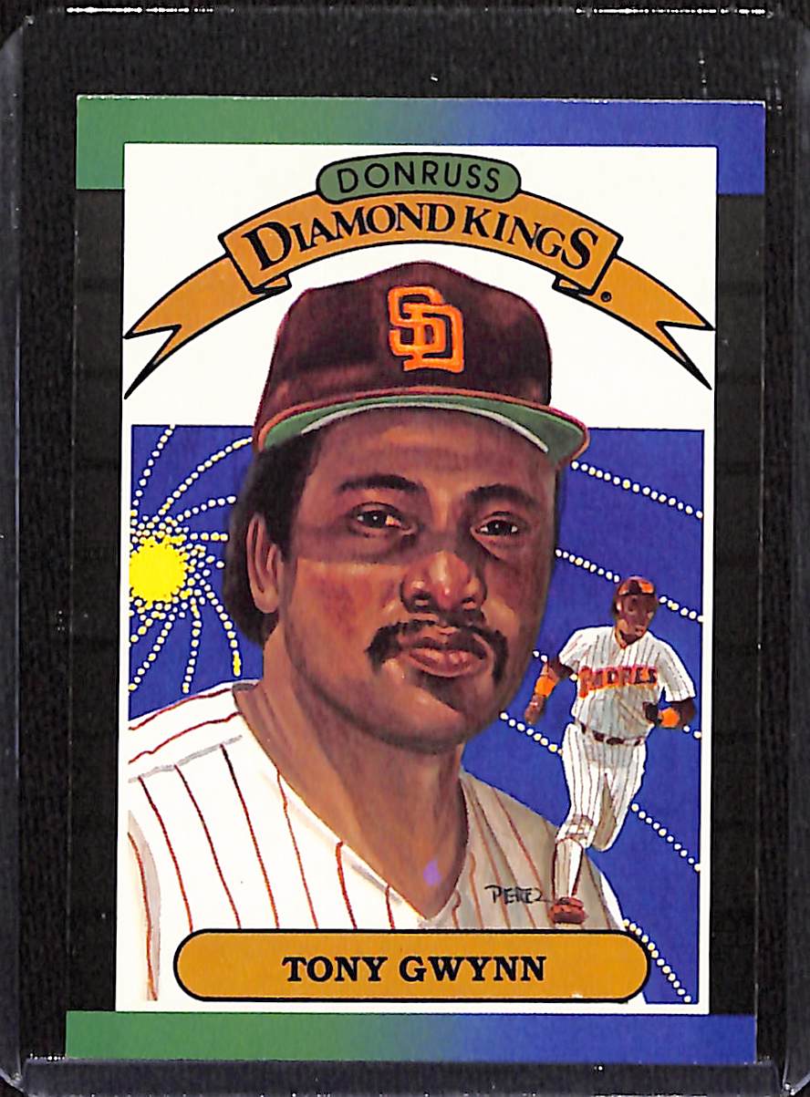 FIINR Baseball Card 1988 Donruss Diamond Kings Tony Gwynn Vintage MLB Baseball Card #6 - Mint Condition