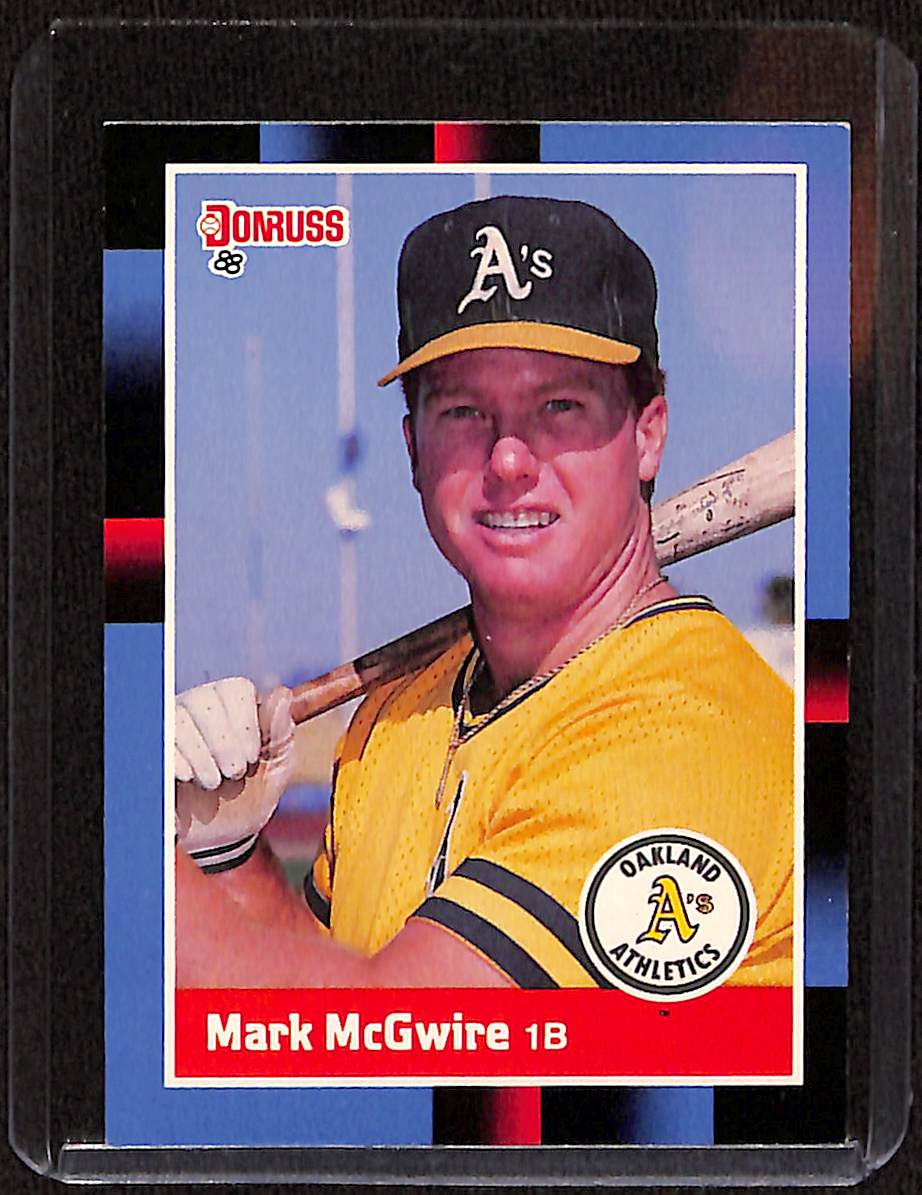 FIINR Baseball Card 1988 Donruss Mark McGwire Baseball Card #256 - Mint Condition