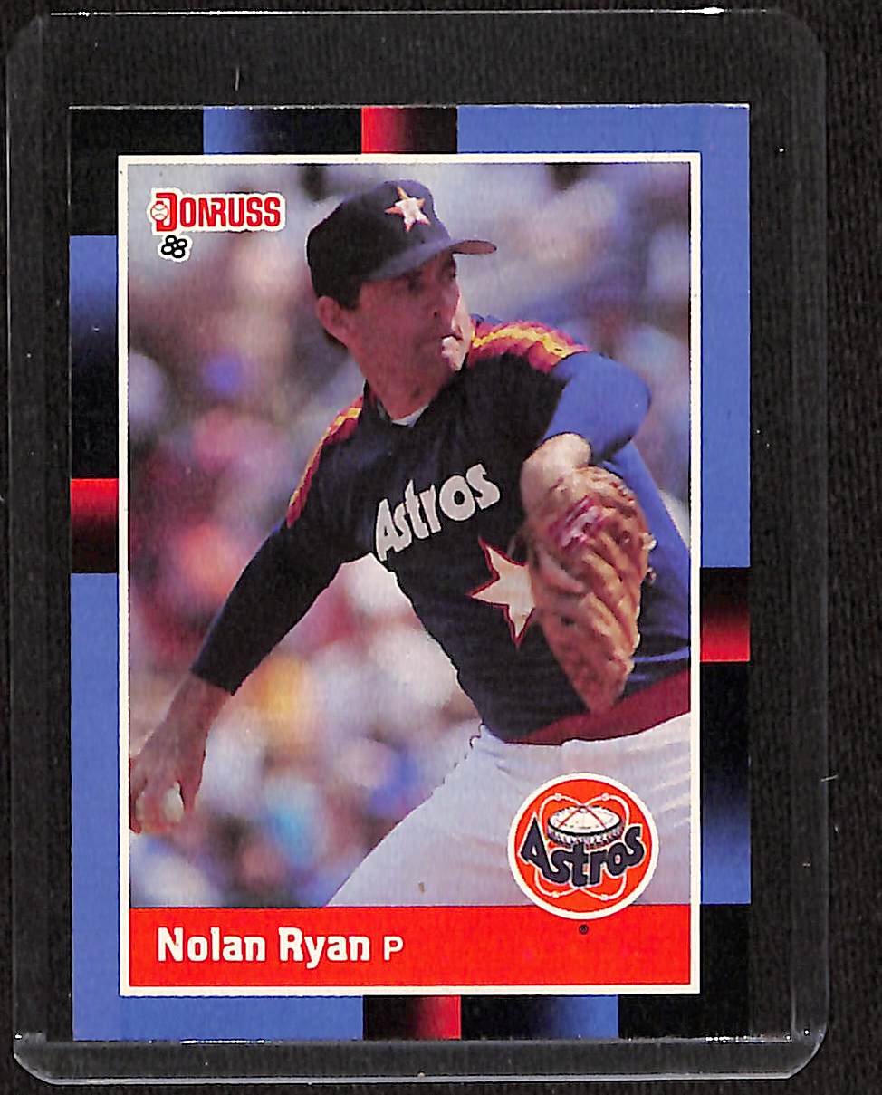 FIINR Baseball Card 1988 Donruss Nolan Ryan Baseball Card Astros #61 - Mint Condition