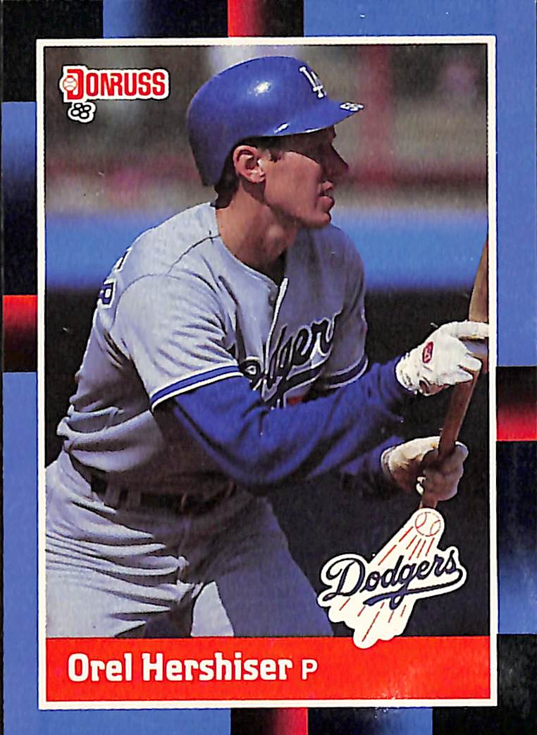 FIINR Baseball Card 1988 Donruss Orel Hershiser Vintage Baseball Card #94 - Mint Condition