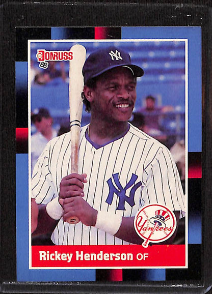 FIINR Baseball Card 1988 Donruss Rickey Henderson Baseball Card #277 - Mint Condition