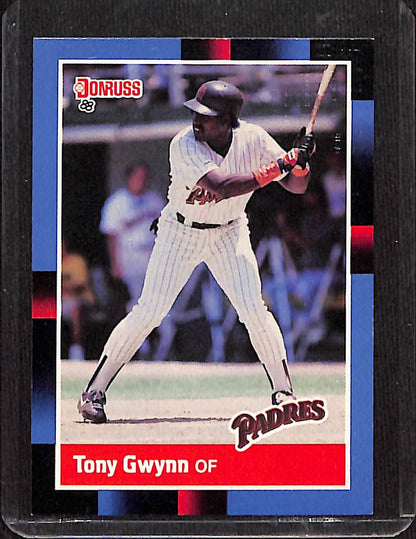 FIINR Baseball Card 1988 Donruss Tony Gwynn Vintage MLB Baseball Card #164 - Mint Condition