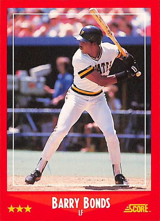 FIINR Baseball Card 1988 Score Barry Bonds Baseball Card #265 - Mint Condition