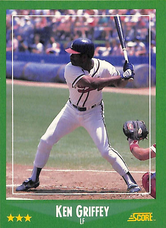 FIINR Baseball Card 1988 Score Ken Griffey Jr. MLB Baseball Card #390 - Mint Condition
