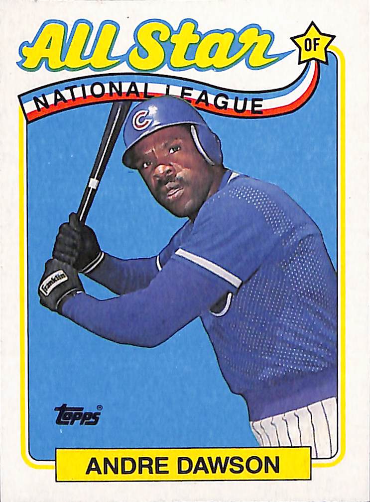 FIINR Baseball Card 1988 Topps All- Star Andre Dawson Baseball Card #391- Mint Condition