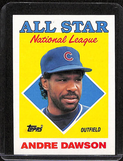 FIINR Baseball Card 1988 Topps All- Star Andre Dawson Vintage Baseball Card #401 - Mint Condition
