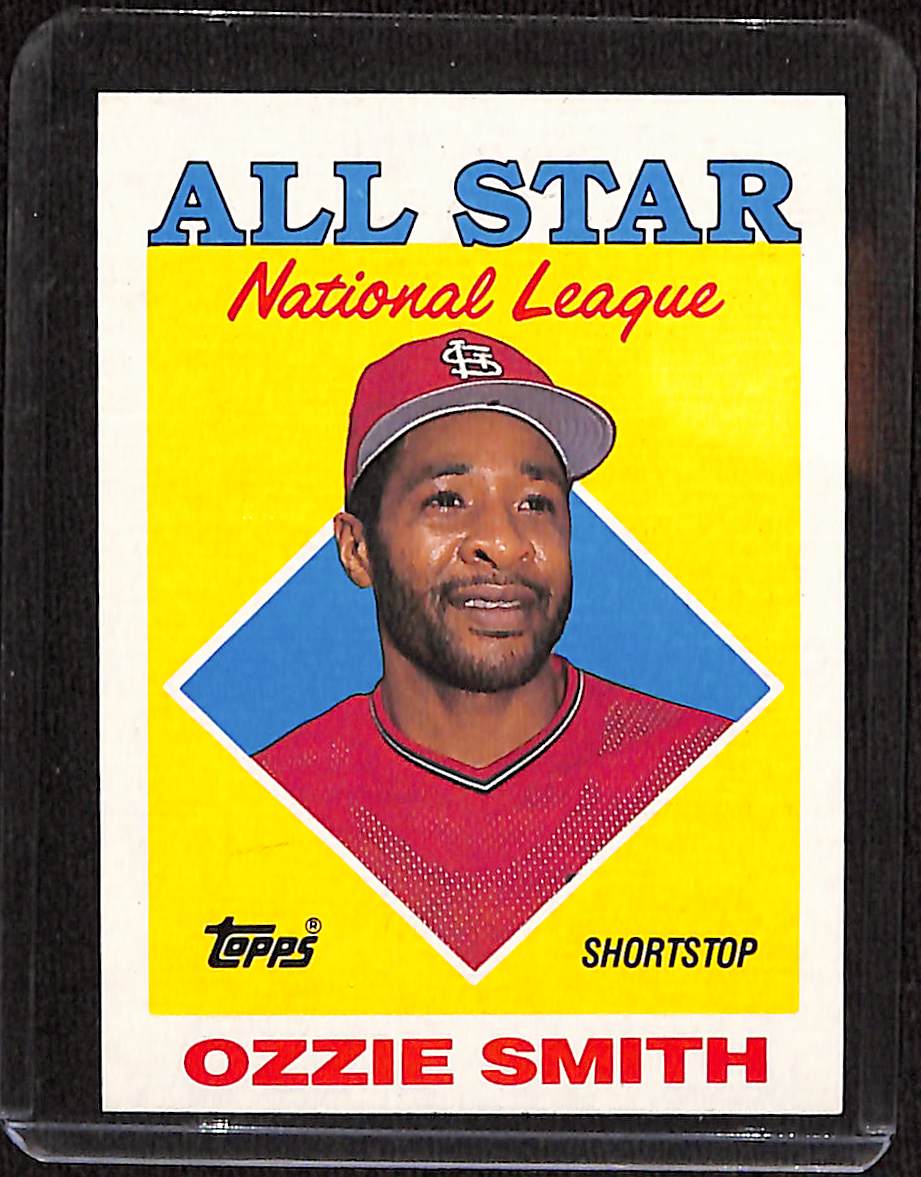 FIINR Baseball Card 1988 Topps All Star Ozzie Smith Vintage Baseball Card #400 - Mint Condition