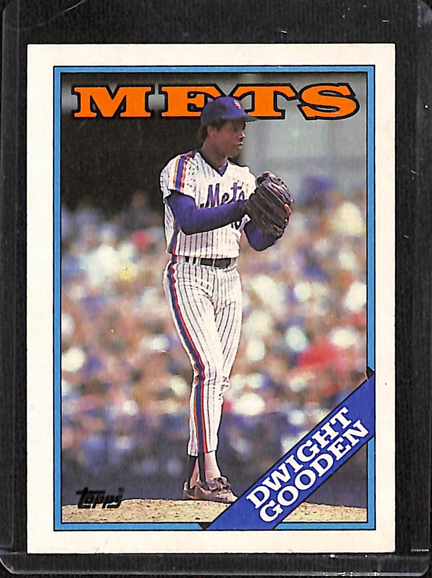 FIINR Baseball Card 1988 Topps Dwight Gooden MLB Vintage Baseball Card #480 - Mint Condition