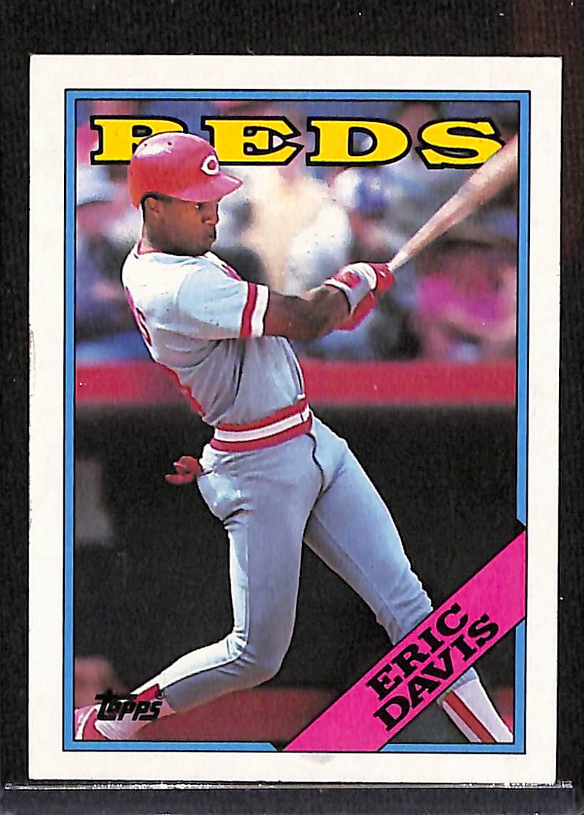 FIINR Baseball Card 1988 Topps Eric Davis Vintage MLB Baseball Card #150 - Mint Condition