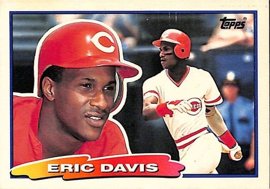 FIINR Baseball Card 1988 Topps Eric Davis Vintage MLB Baseball Card #20 - Mint Condition