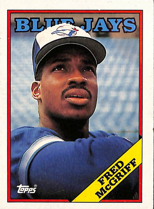 FIINR Baseball Card 1988 Topps Fred McGriff Baseball Card Blue Jays #463 - Mint Condition