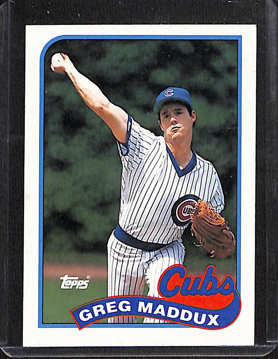 FIINR Baseball Card 1988 Topps Greg Maddux MLB Vintage Baseball Card #240 - Mint Condition