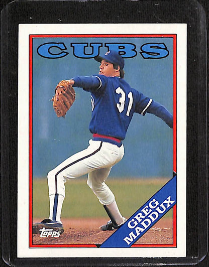 FIINR Baseball Card 1988 Topps Greg Maddux MLB Vintage Baseball Card #361 - Mint Condition