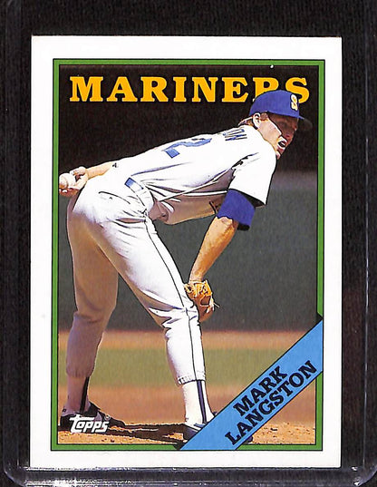 FIINR Baseball Card 1988 Topps Mark Langston MLB Baseball Card #80 - Mint Condition