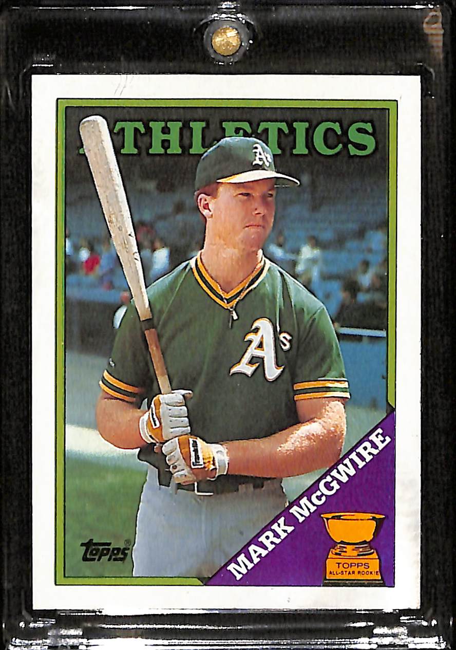 FIINR Baseball Card 1988 Topps Mark McGwire Baseball card #580 - Mint Condition