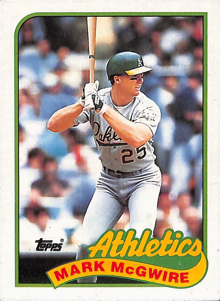 FIINR Baseball Card 1988 Topps Mark McGwire Error Baseball Card #70 - Error Card - Mint Condition