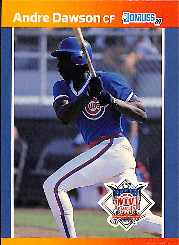 FIINR Baseball Card 1989 Donruss All Stars Andre Dawson Vintage Baseball Card #36 - Mint Condition