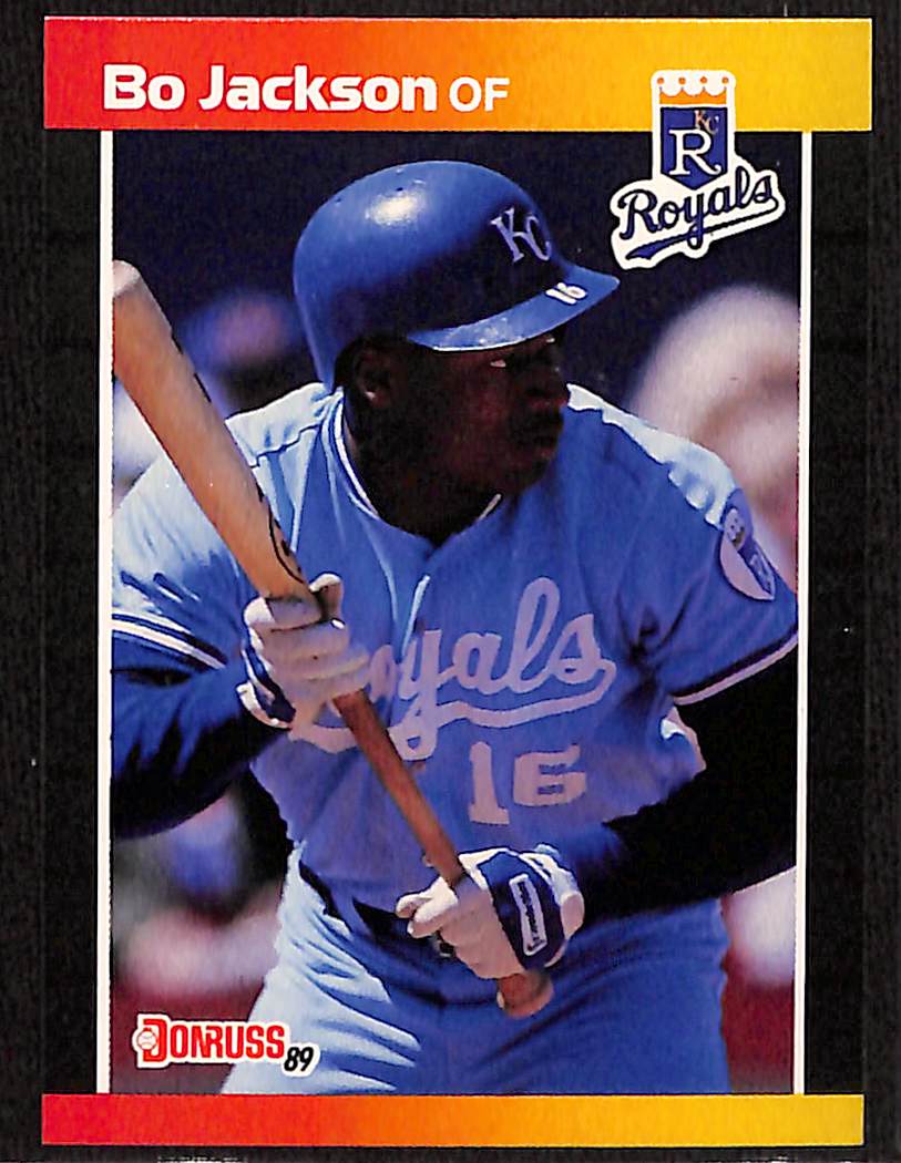 FIINR Baseball Card 1989 Donruss Bo Jackson Baseball Card Royals #208 - Mint Condition