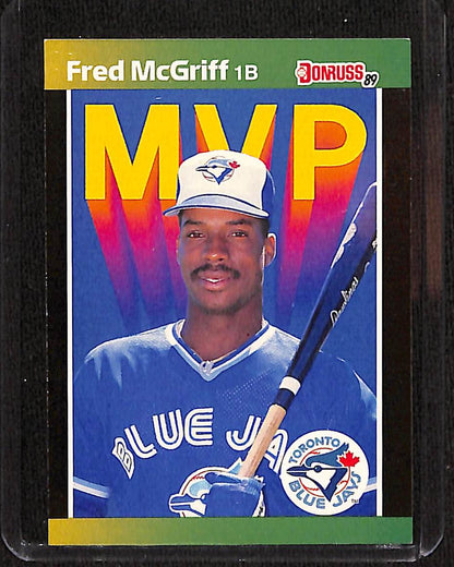 FIINR Baseball Card 1989 Donruss Fred McGriff Baseball Error Card #BC-19 - Error Card - Mint Condition