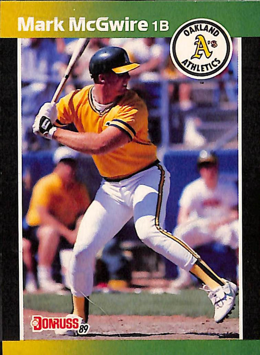 FIINR Baseball Card 1989 Donruss Mark McGwire Baseball Card #95 - Mint Condition