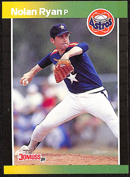 FIINR Baseball Card 1989 Donruss Nolan Ryan Astros Baseball Card  #154 - Mint Condition