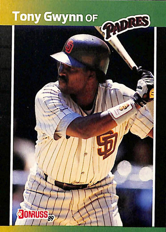 FIINR Baseball Card 1989 Donruss Tony Gwynn Vintage MLB Baseball Card #128 - Mint Condition