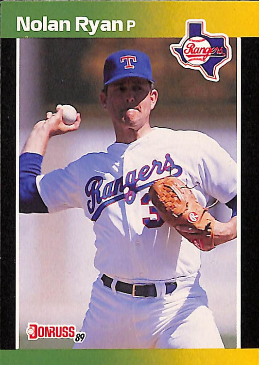 FIINR Baseball Card 1989 Donruss Vintage Nolan Ryan MLB Baseball Card #T19 - Mint Condition