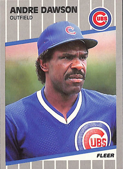 FIINR Baseball Card 1989 Fleer Andre Dawson Vintage Baseball Card #442 - Mint Condition