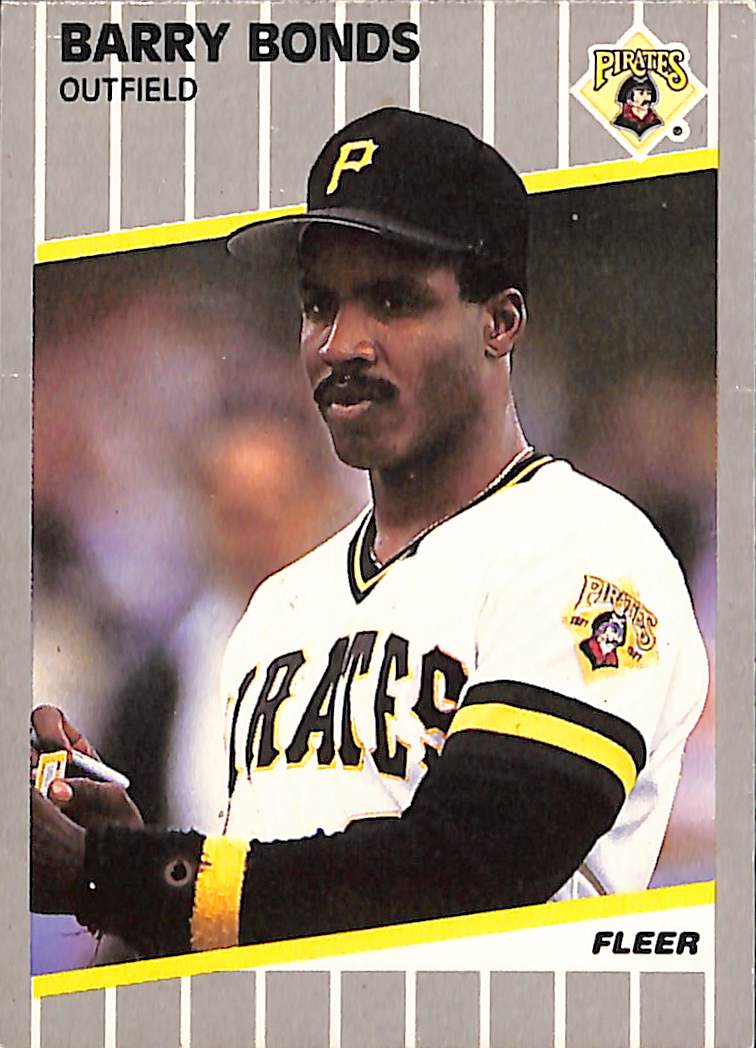 FIINR Baseball Card 1989 Fleer Barry Bonds Baseball Card #202 - Mint Condition
