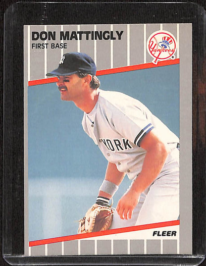 FIINR Baseball Card 1989 Fleer Don Mattingly Baseball Card #258 - Mint Condition