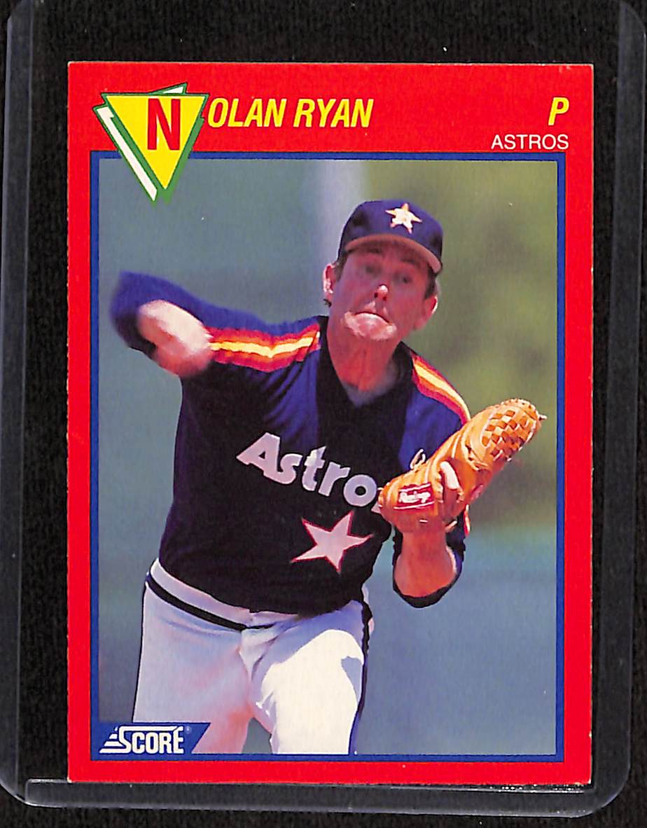 FIINR Baseball Card 1989 Score Nolan Ryan Astros Vintage Baseball Card #64 - Mint Condition