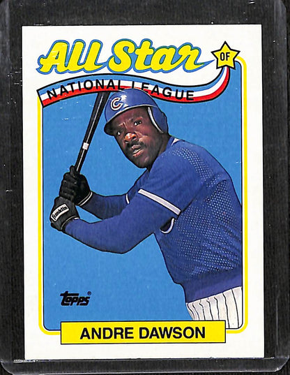 FIINR Baseball Card 1989 Topps All- Star Andre Dawson Vintage Baseball Card #391 - Mint Condition