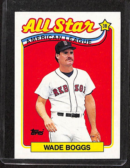 FIINR Baseball Card 1989 Topps All Star Wade Boggs Baseball Card #399 - Mint Condition