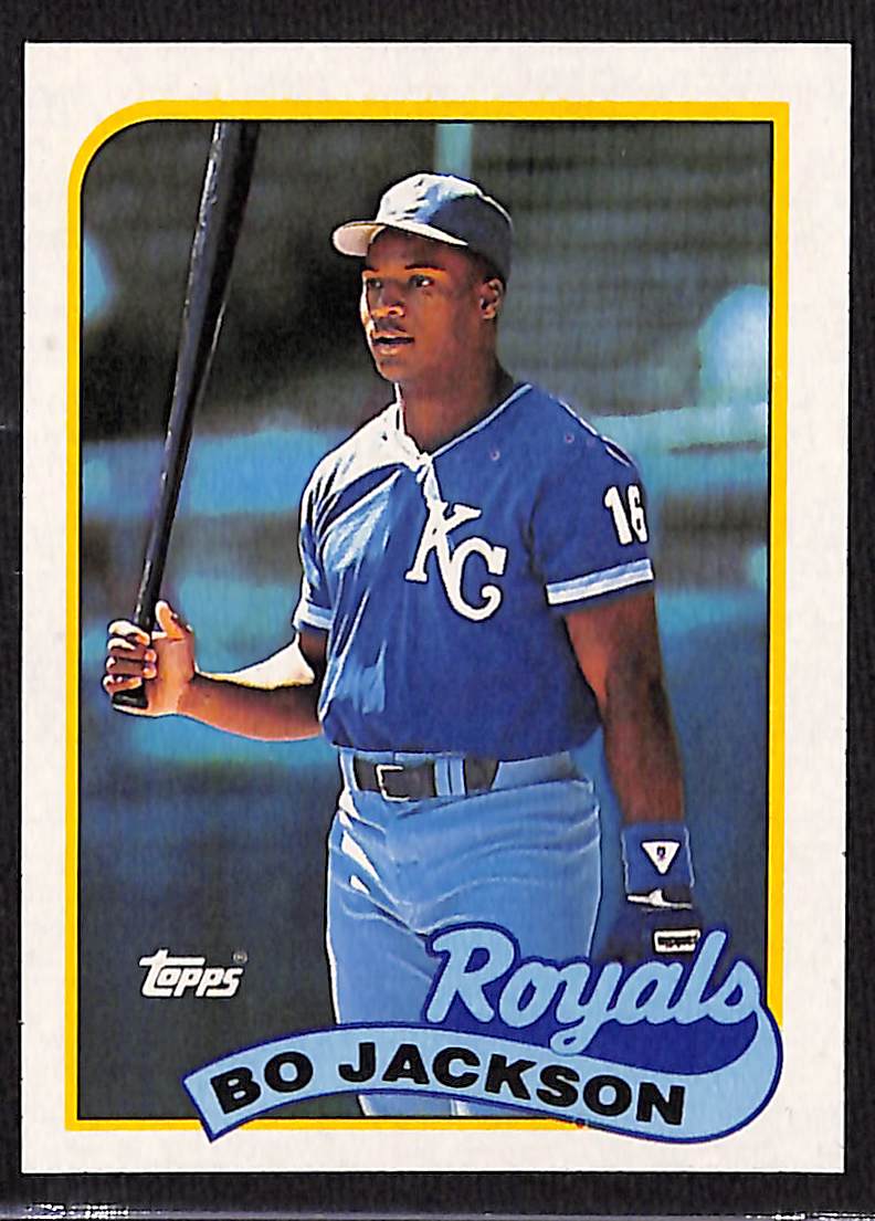 FIINR Baseball Card 1989 Topps Bo Jackson Vintage Baseball Card Royals #540 - Mint Condition