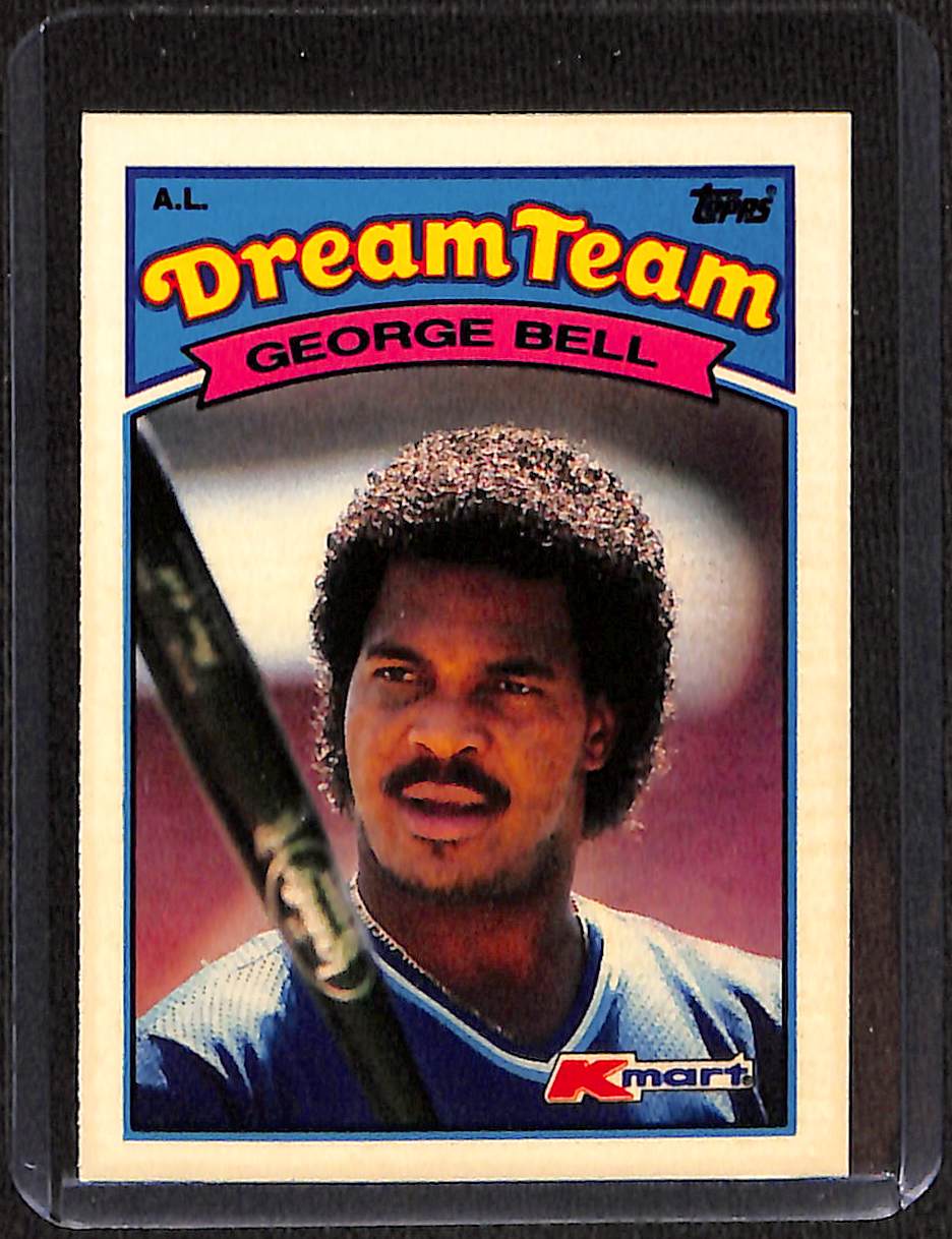 FIINR Baseball Card 1989 Topps Dream Team George Bell MLB Vintage Baseball Player Card #17 - Mint Condition