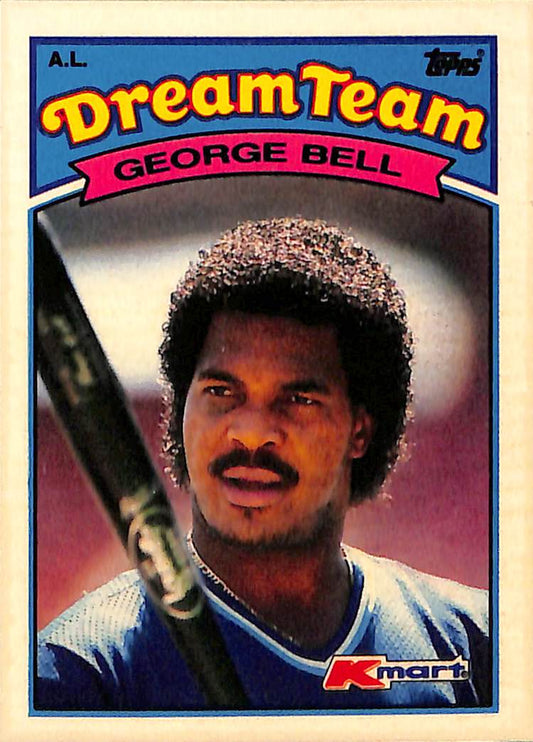 FIINR Baseball Card 1989 Topps Dream Team George Bell MLB Vintage Baseball Player Card #17 - Mint Condition