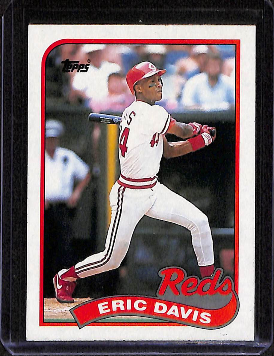 FIINR Baseball Card 1989 Topps Eric Davis Vintage MLB Baseball Card #330 - Mint Condition