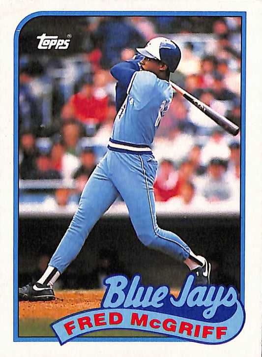 FIINR Baseball Card 1989 Topps Fred McGriff Baseball Card Blue Jays #745 - Mint Condition