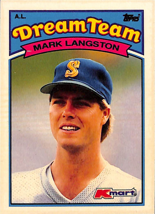 FIINR Baseball Card 1989 Topps Mark Langston Vintage MLB Baseball Card #21 - K Mart - Mint Condition