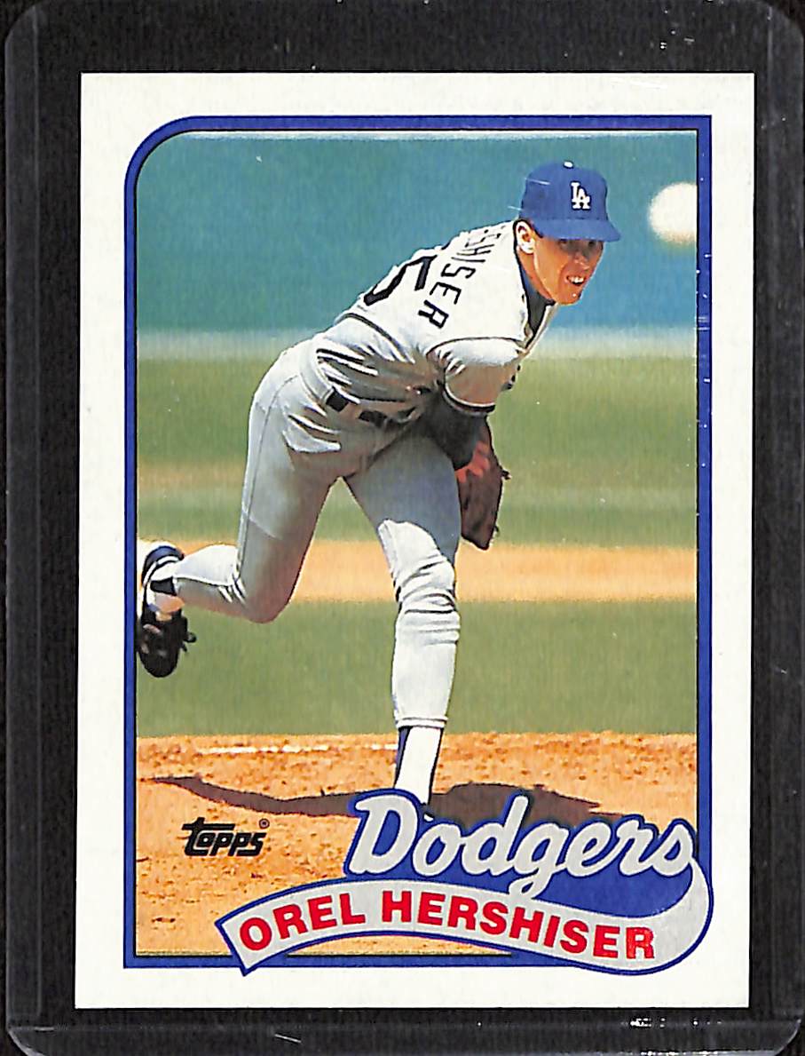 FIINR Baseball Card 1989 Topps Orel Hershiser Vintage Baseball Card #550 - Mint Condition