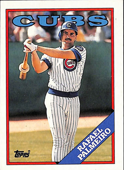 FIINR Baseball Card 1989 Topps Rafael Palmeiro Vintage Baseball Card #186  - Mint Condition