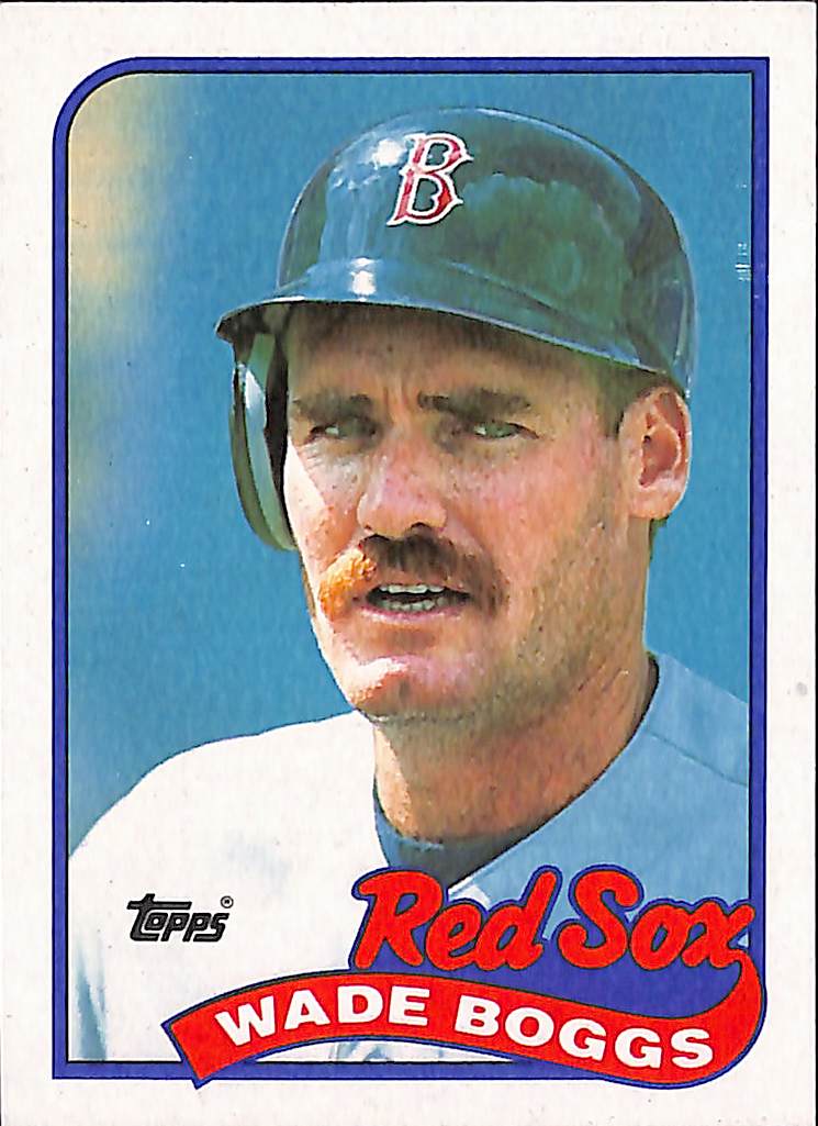 FIINR Baseball Card 1989 Topps Wade Boggs Baseball Card #600 - Mint Condition