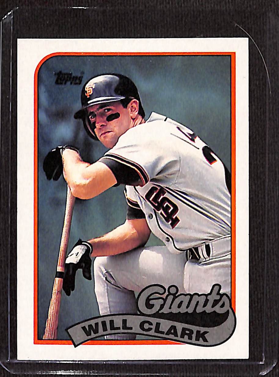 FIINR Baseball Card 1989 Topps Will Clark Vintage MLB Baseball Player Card #660 - Mint Condition