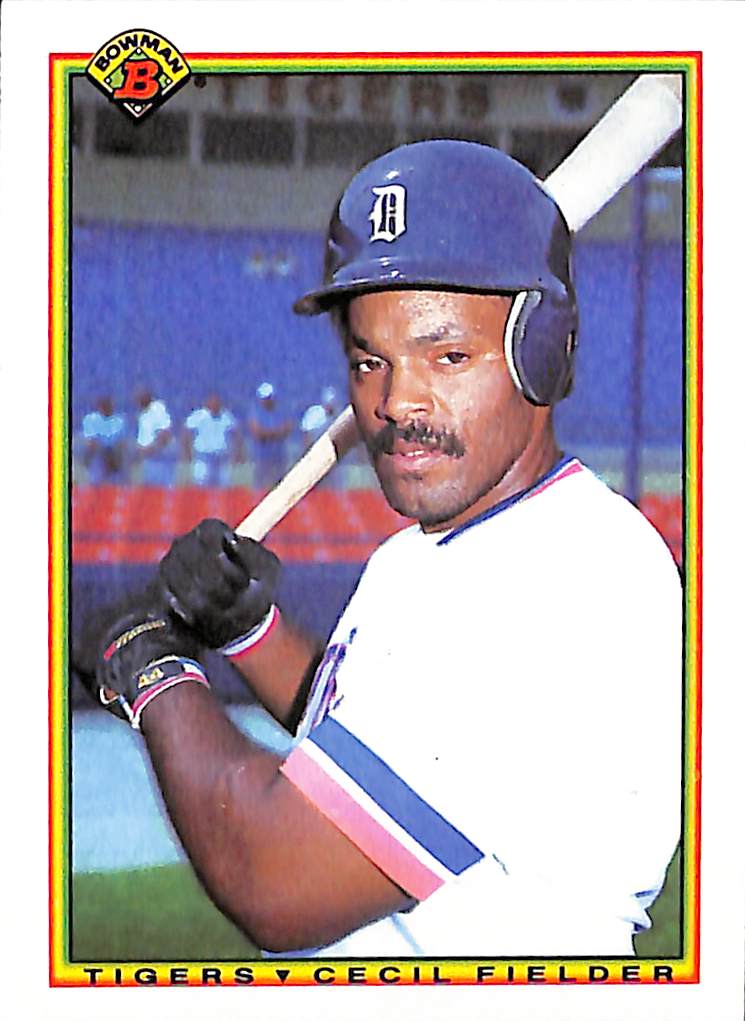 FIINR Baseball Card 1990 Bowman Cecil Fielder MLB Baseball Card #357 - Mint Condition