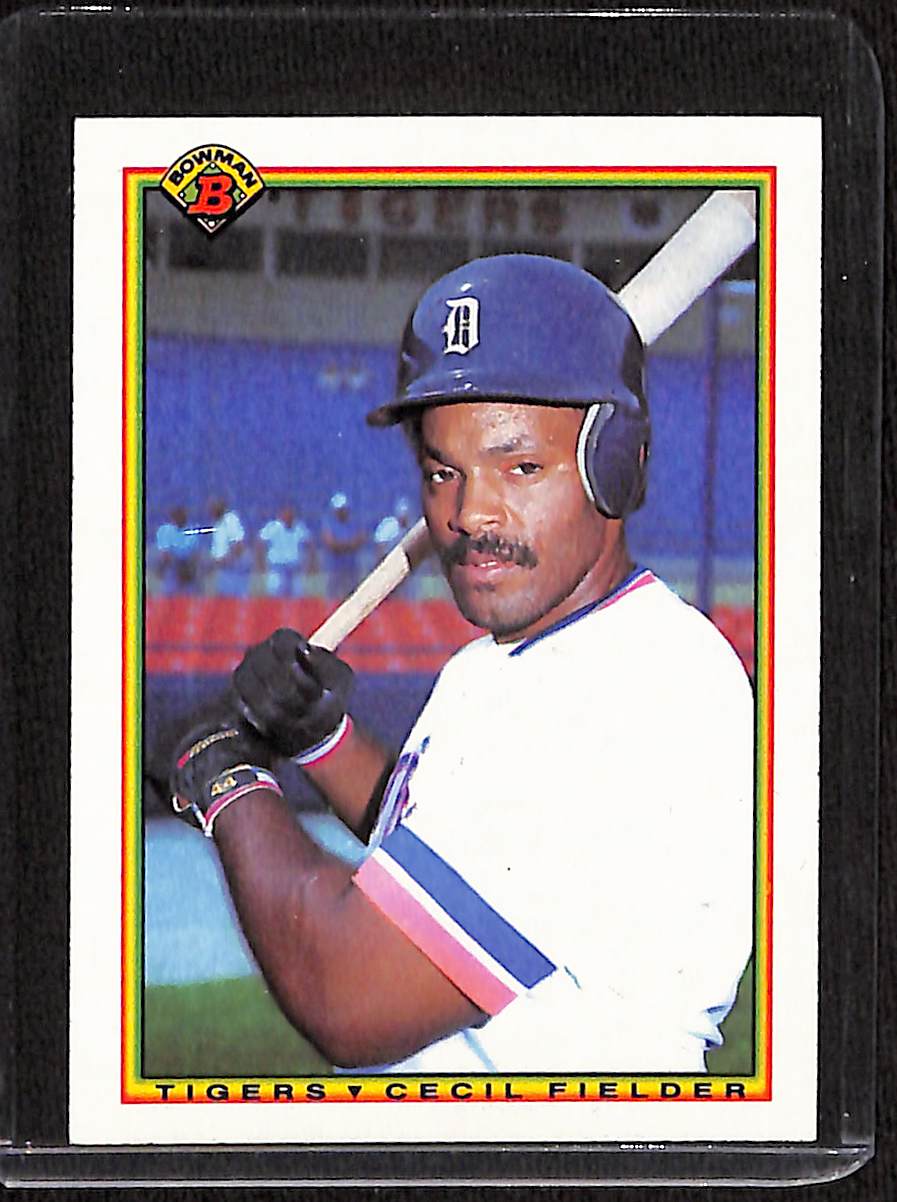 FIINR Baseball Card 1990 Bowman Cecil Fielder MLB Baseball Card #357 - Mint Condition