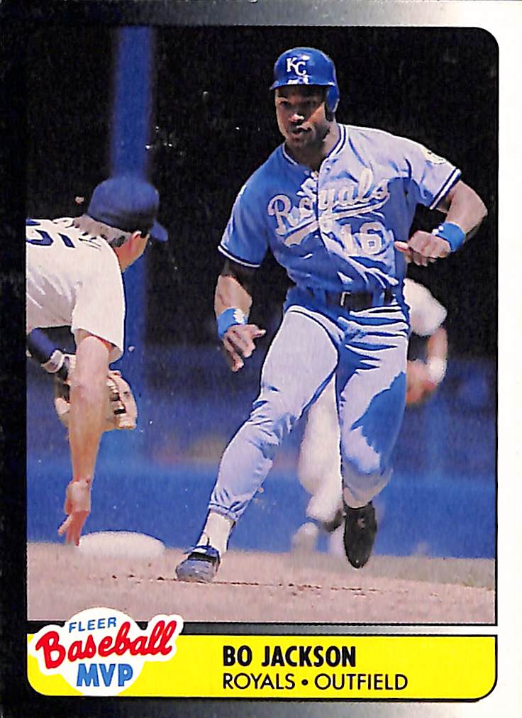 FIINR Baseball Card 1990 Donruss Bo Jackson All Star Baseball Card Royals #61 - Error Card - Mint Condition