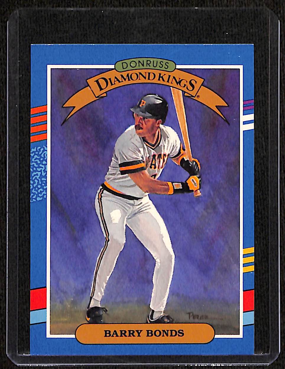 FIINR Baseball Card 1990 Donruss Diamond Kings Barry Bonds Baseball Card #4 - Mint Condition