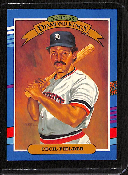 FIINR Baseball Card 1990 Donruss Diamond Kings Cecil Fielder MLB Baseball Card #3 - Mint Condition