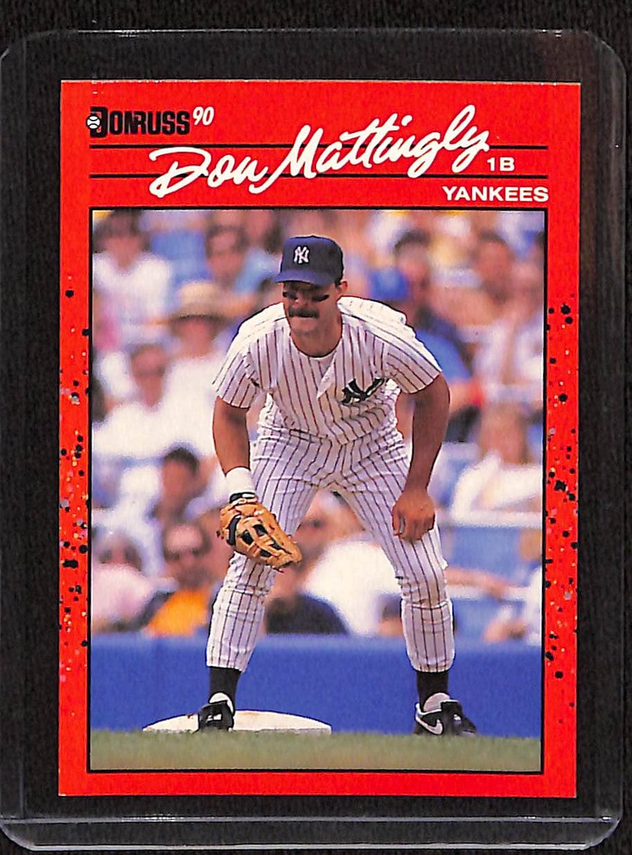 FIINR Baseball Card 1990 Donruss Don Mattingly Baseball Error Card #190  - Error Card - Mint Condition