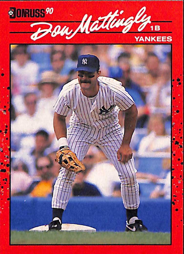 FIINR Baseball Card 1990 Donruss Don Mattingly Baseball Player Card #190 - Mint Condition